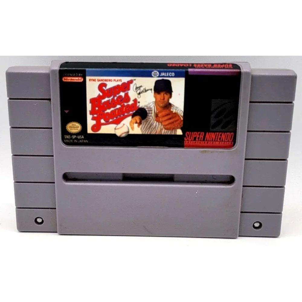 Super Bases Loaded SNES Game‎ Super Nintendo Entertainment System 1991 CART ONLY